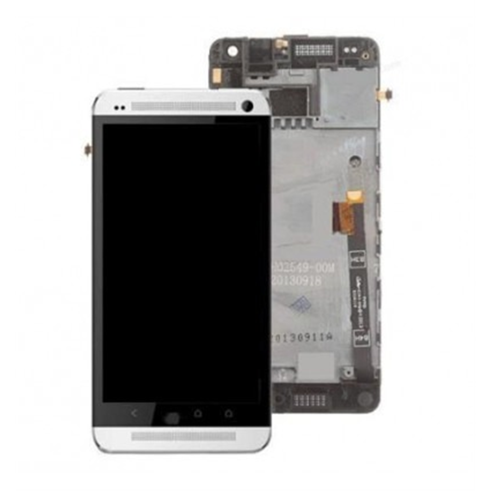HTC One Mini M4 601E Pantalla lcd + táctil + marco blanco original