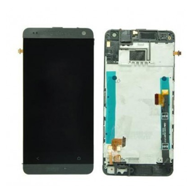 HTC One Mini M4 601E pantalla lcd + táctil negro + marco premium