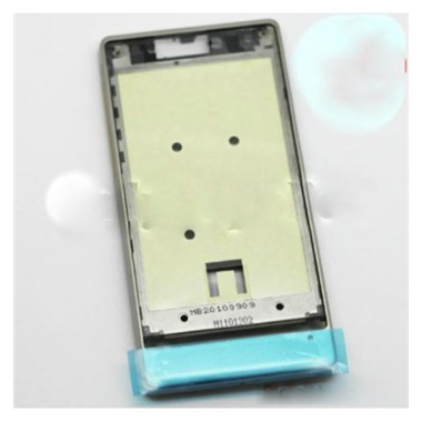 HTC touch diamond 2 T5353 carcasa central plata