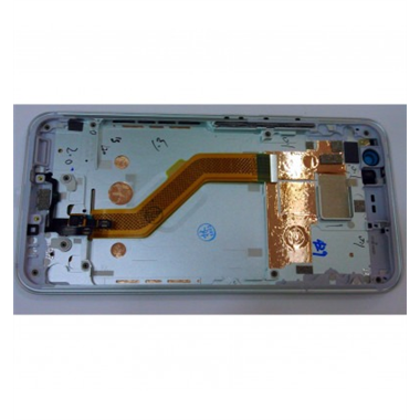 HTC U11 pantalla lcd + tactil negro + marco plata premium