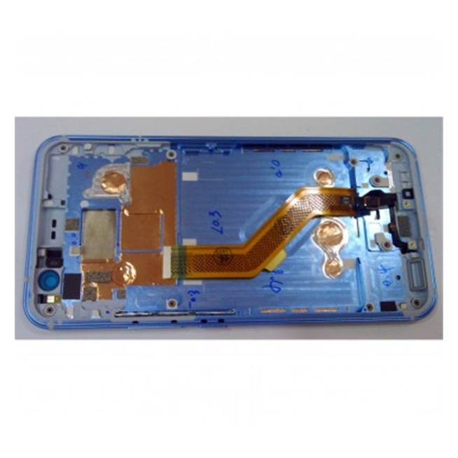 HTC U11 pantalla lcd + tactil negro + marco azul claro premium