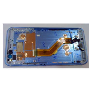 HTC U11 pantalla lcd + tactil negro + marco azul claro premium