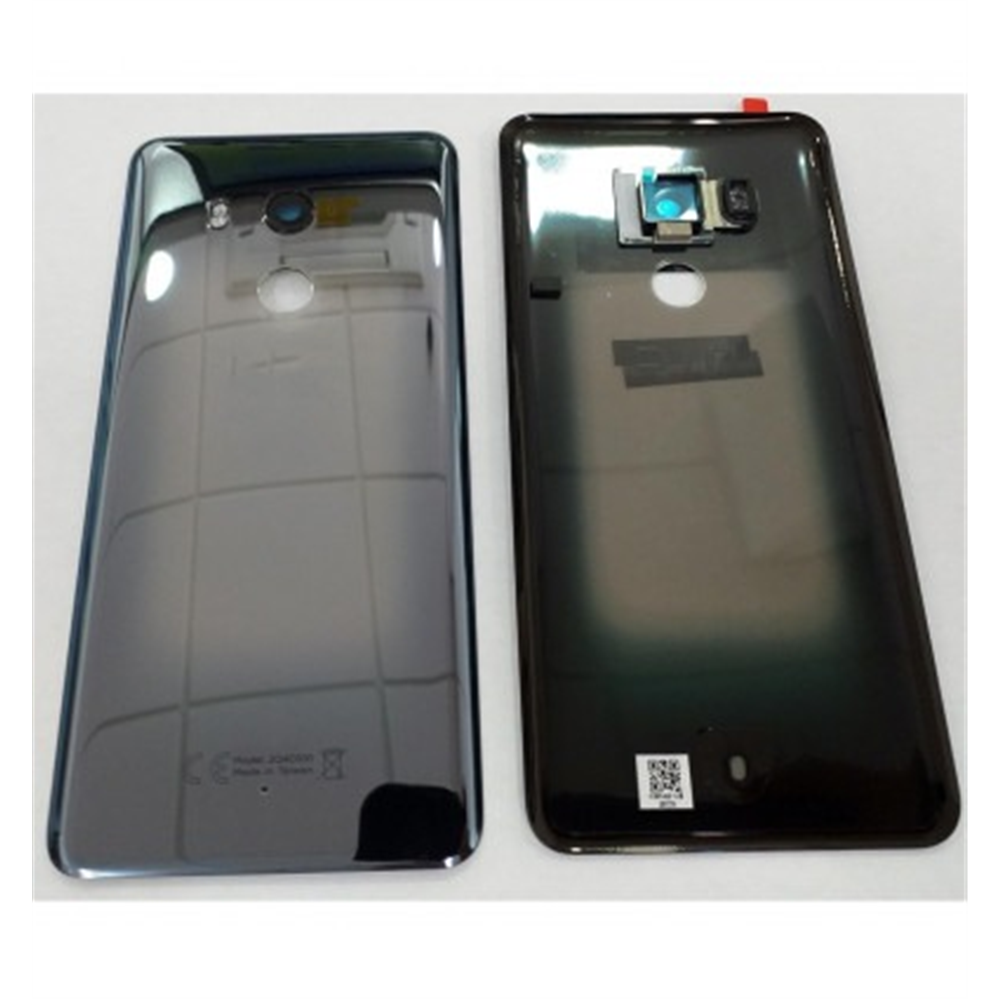 HTC U11 Plus tapa trasera transparente negra