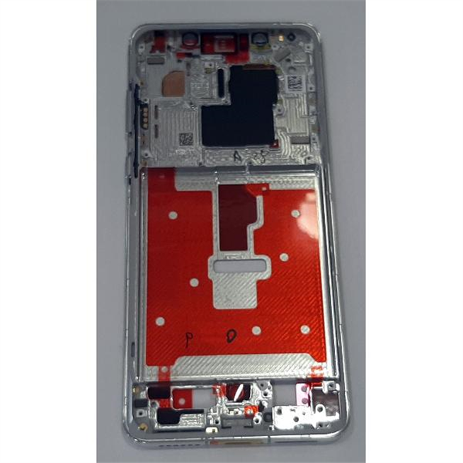 Carcasa o marco frontal plata para Huawei Mate 50 Pro