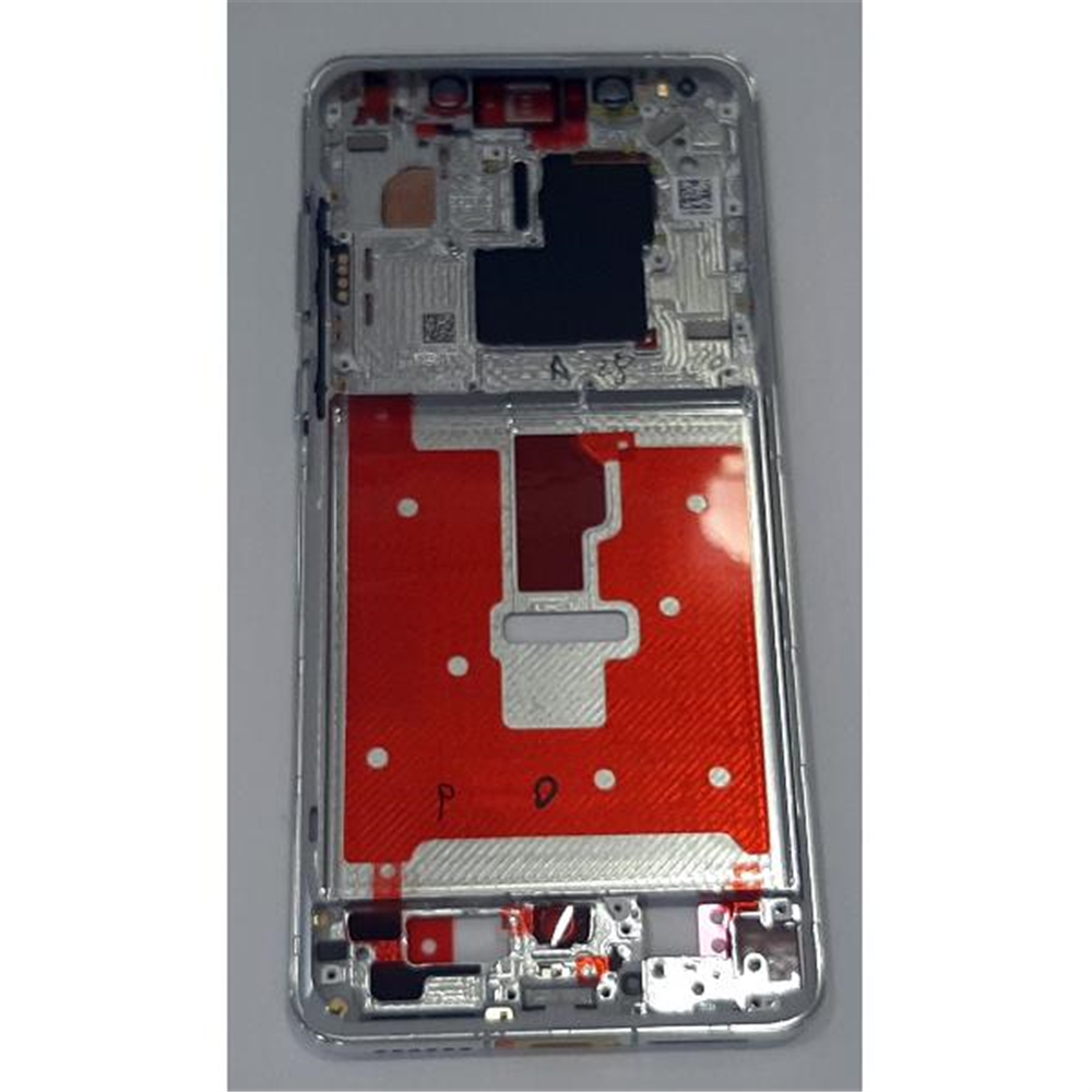 Carcasa o marco frontal plata para Huawei Mate 50 Pro
