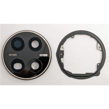 Cubierta camara negra para Huawei Mate 50 Pro mas cristal camara calidad premium