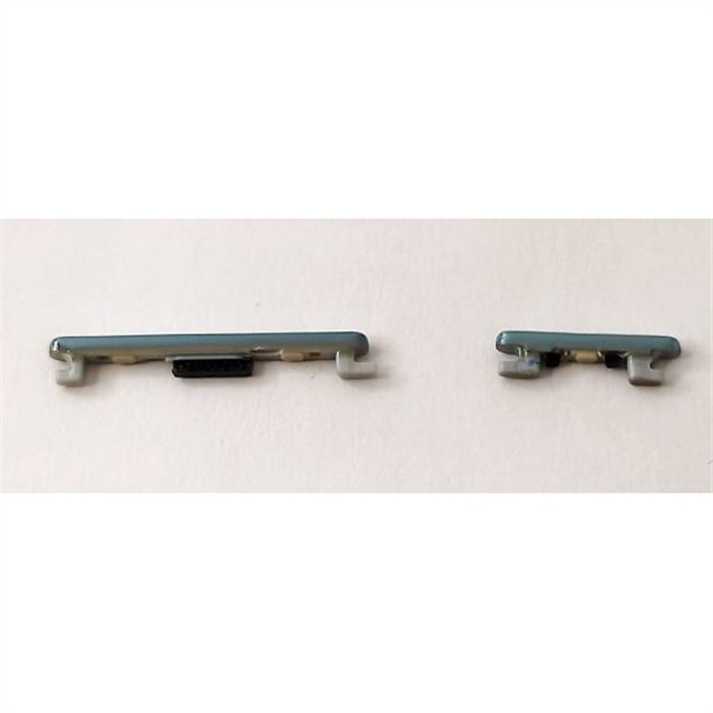 Set de 2 botones laterales verdes para Honor 200 Pro calidad premium