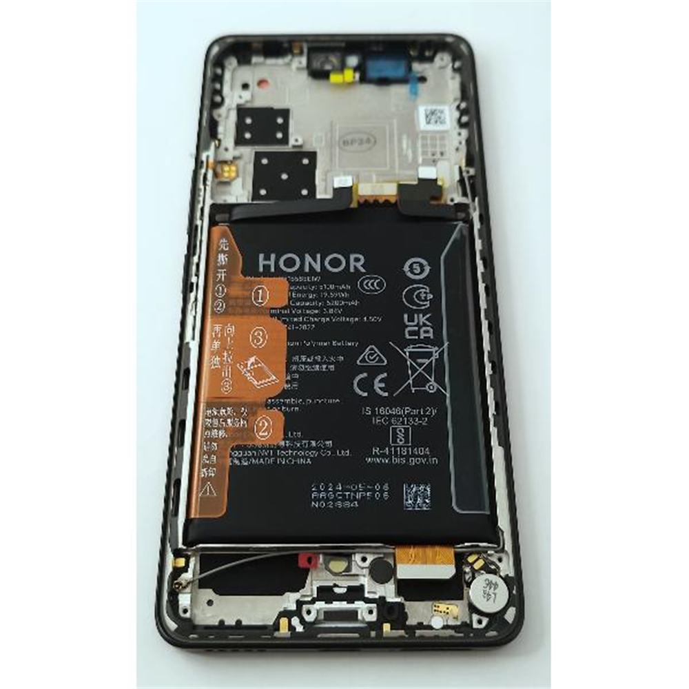 Pantalla lcd para Huawei Honor 200 Pro mas tactil negro mas marco negro H0235AKHM Service Pack