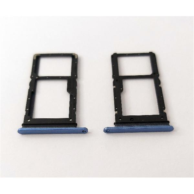 Soporte o bandeja dual sim azul para Huawei Honor 70 Lite 5G calidad premium