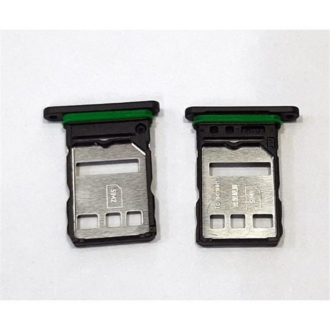 Soporte o bandeja Dual SIM verde para Honor 90 5G calidad premium