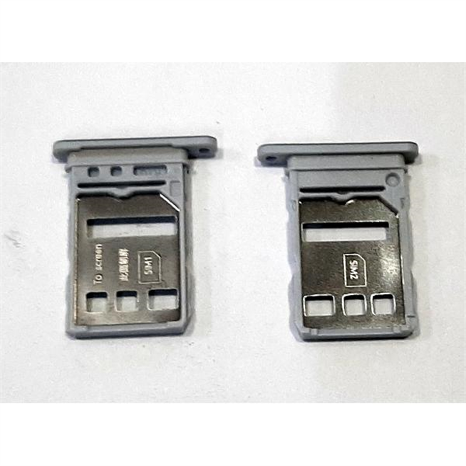 Soporte o bandeja dual SIM plata para Honor 90 5G calidad premium