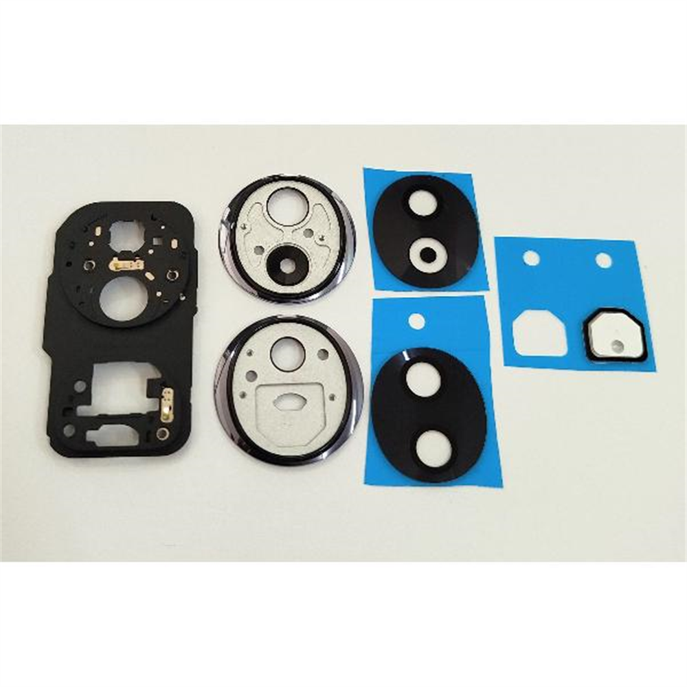 Cristal de camara para Huawei Honor 90 5G con marco negro calidad premium