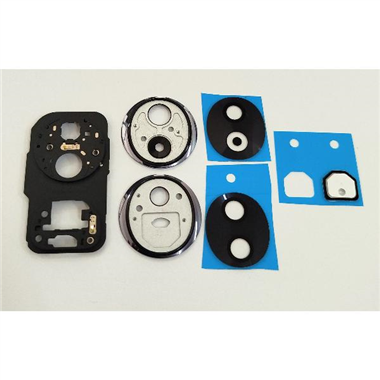 Cristal de camara para Huawei Honor 90 5G con marco negro calidad premium