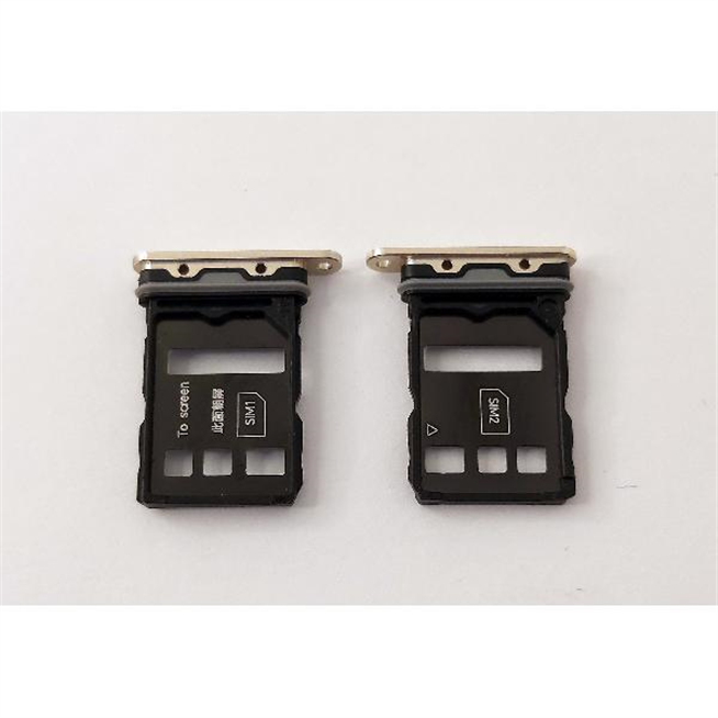 Soporte o bandeja sim dorada Dual sim para Huawei Honor Magic 6 Pro calidad premium