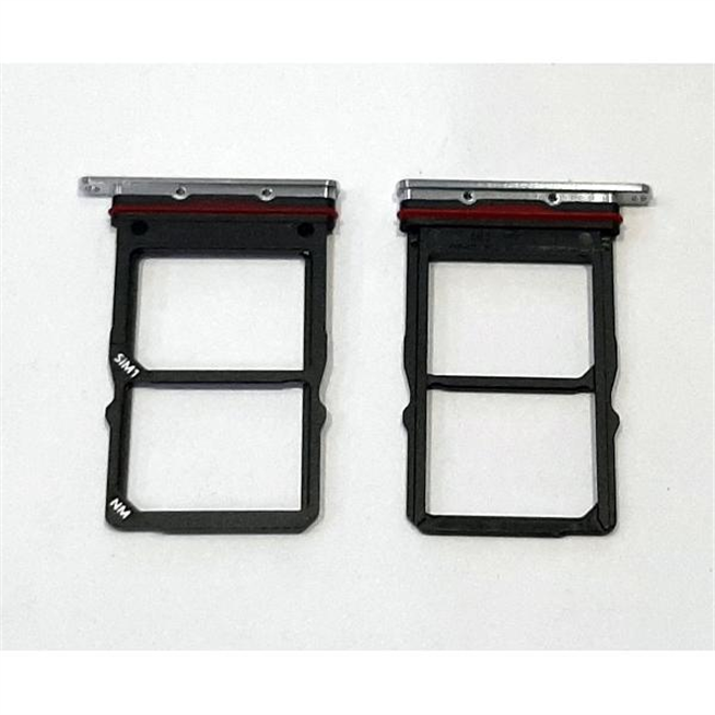 Soporte o bandeja Dual SIM plata para Huawei P50 Pocket calidad premium