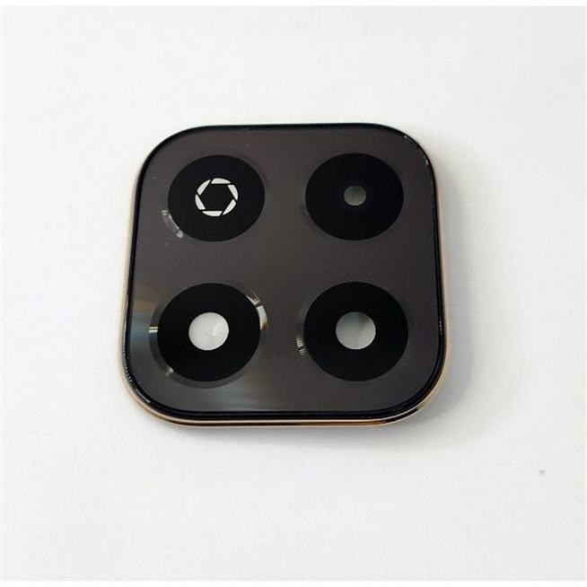 Cristal de camara para Huawei Honor X6B con marco negro calidad premium