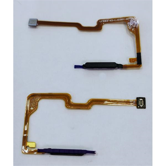 Flex sensor de huella negro para Huawei Honor X6B calidad premium