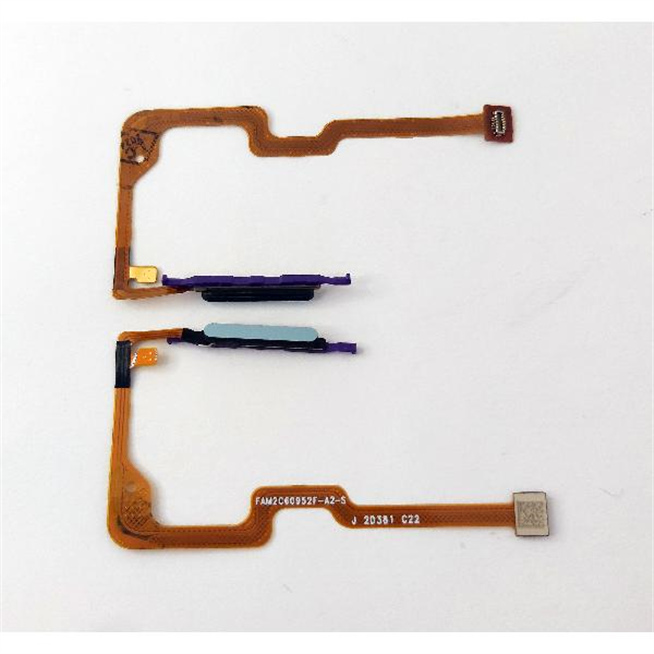 Boton home azul claro para Huawei Honor X7B calidad premium