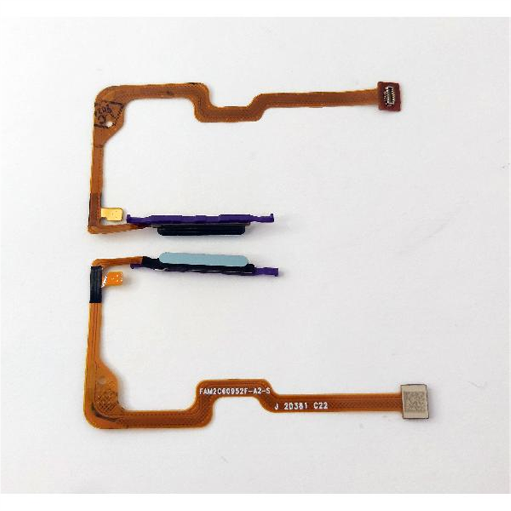 Boton home azul claro para Huawei Honor X7B calidad premium