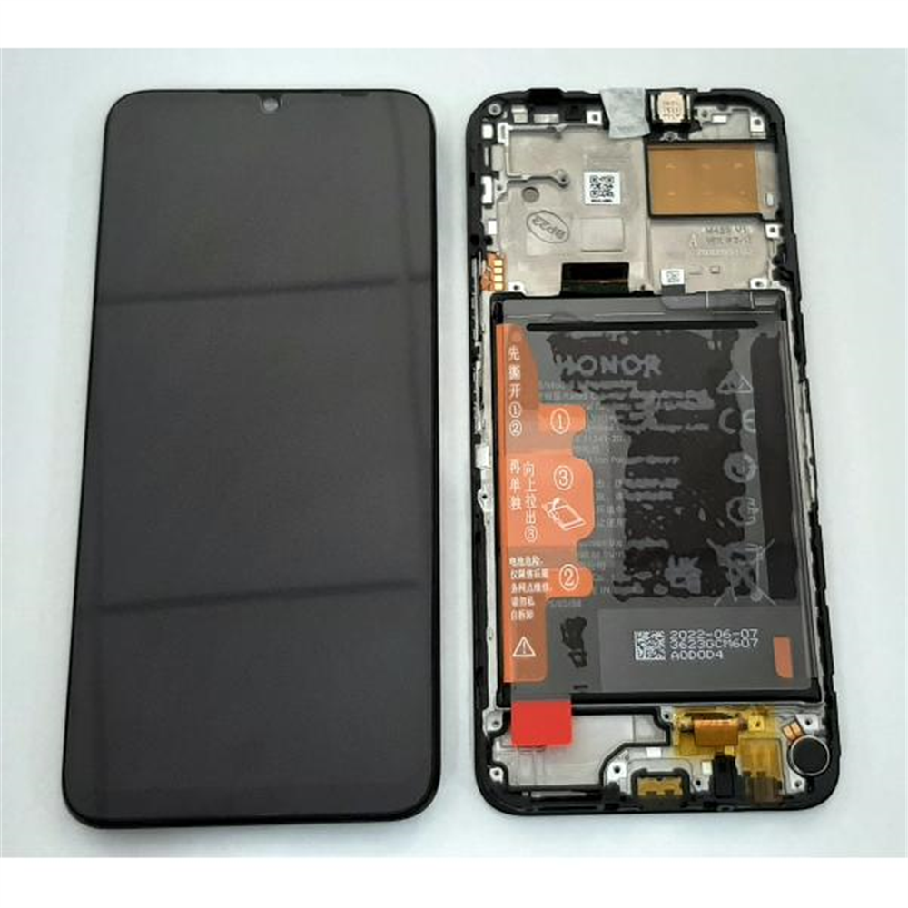 Pantalla lcd para Huawei Honor X8 5G 0235ADAK mas tactil negro mas marco negro mas auricular mas vibrador Service P