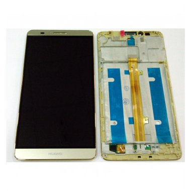 Huawei Ascend Mate 7 pantalla lcd + táctil dorado + marco premium