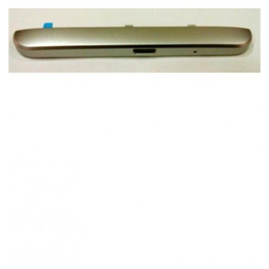 Huawei Ascend Mate 7 tapa inferior plata