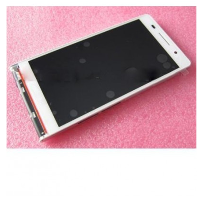 Huawei Ascend P6 pantalla lcd + táctil rosa + marco premium