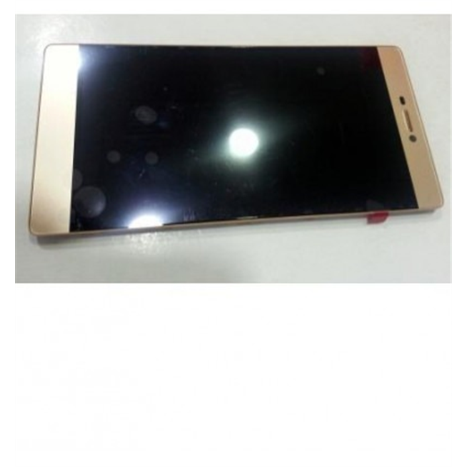 Huawei Ascend P8 pantalla lcd + táctil dorado premium + marco