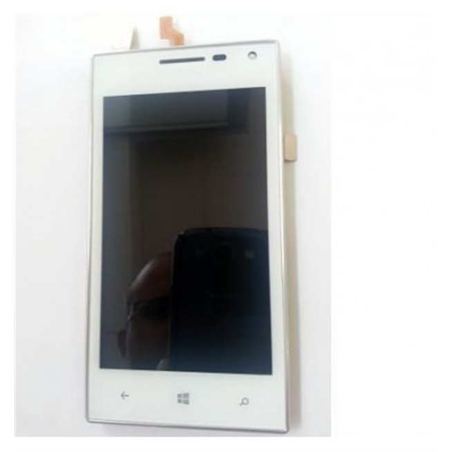 Huawei Ascend W1 Pantalla lcd + Táctil blanco + marco premium