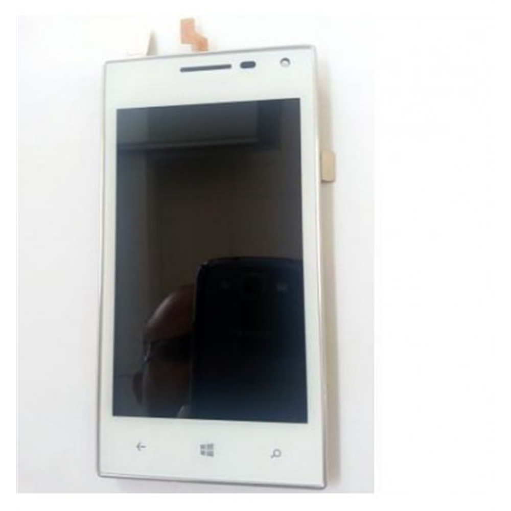 Huawei Ascend W1 Pantalla lcd + Táctil blanco + marco premium
