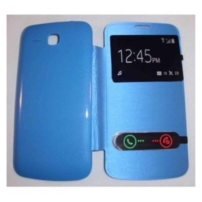 Funda Inteligente S-VIEW Cover azul celeste Huawei Ascend Y600