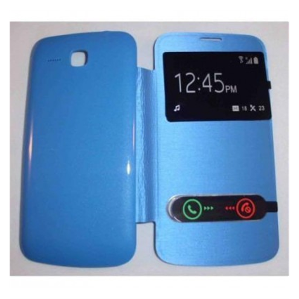 Funda Inteligente S-VIEW Cover azul celeste Huawei Ascend Y600