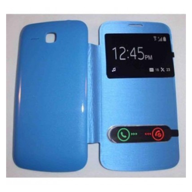 Funda Inteligente S-VIEW Cover azul celeste Huawei Ascend Y600