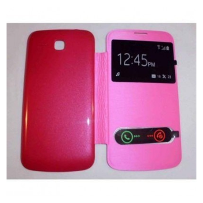Funda Inteligente S-VIEW Cover Rosa Huawei Ascend Y600