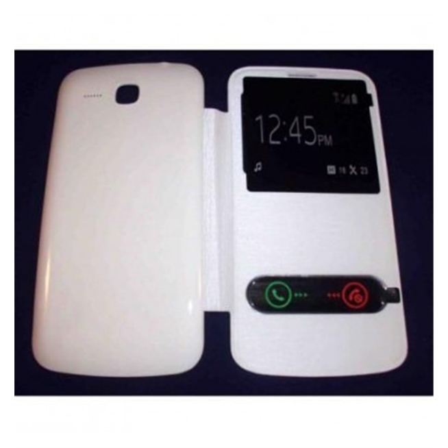 Funda Inteligente S-VIEW Cover blanco Huawei Ascend Y600