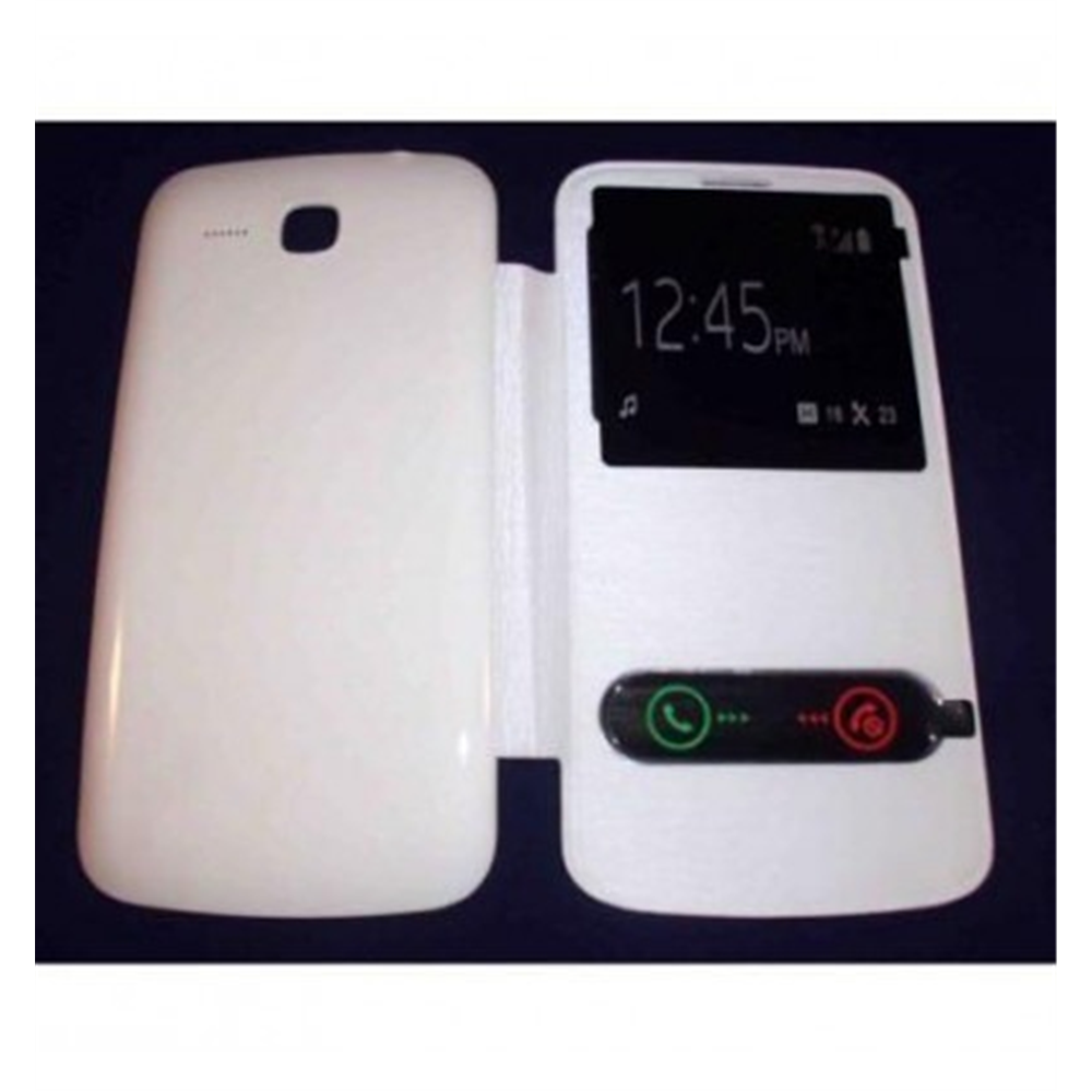 Funda Inteligente S-VIEW Cover blanco Huawei Ascend Y600