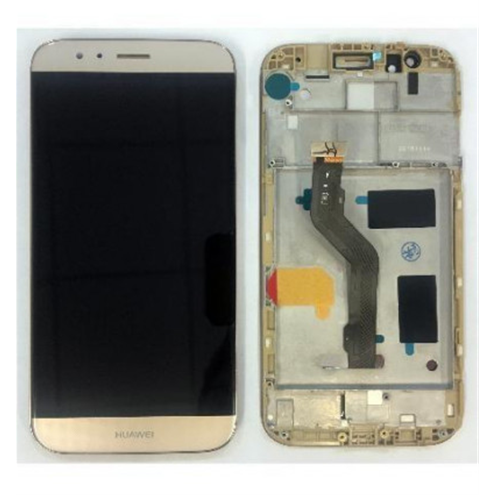 Huawei G8 GX8 RIO-L01 RIO-L02 Maimang 4 D199 pantalla lcd + tactil dorado + marco premium