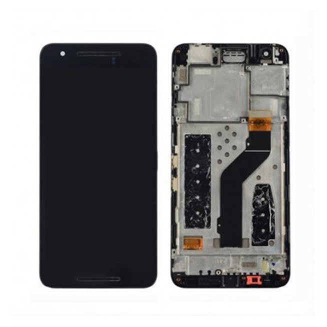 Huawei Google Nexus 6P pantalla lcd + táctil negro + marco premium