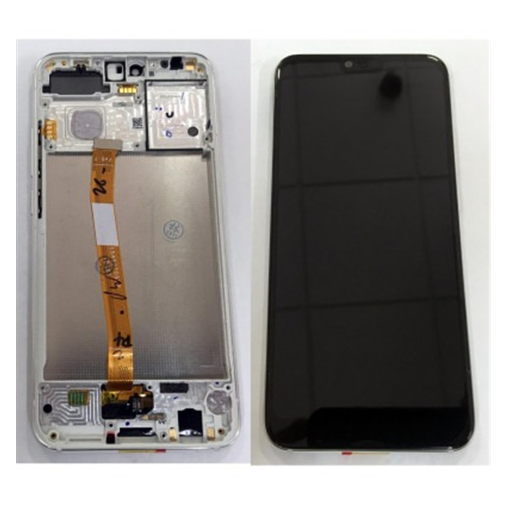 Huawei Honor 10 COL-L29 pantalla lcd + tactil negro + marco plata premium