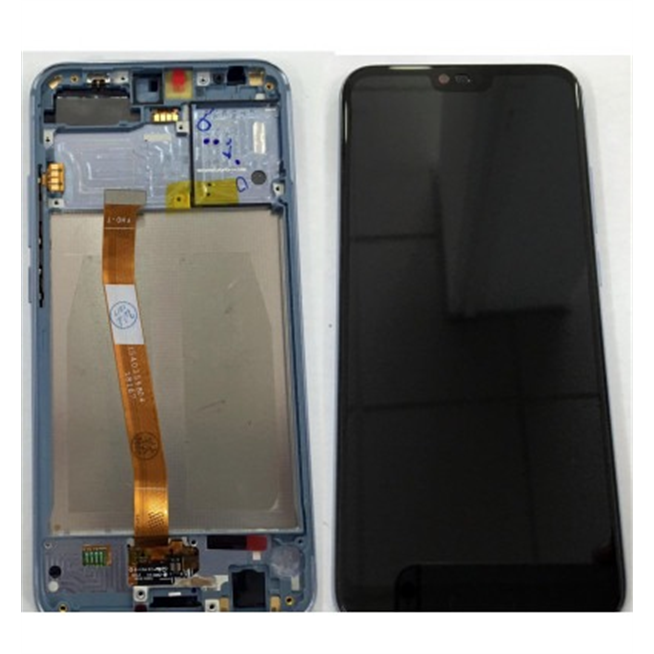 Huawei Honor 10 COL-L09 pantalla lcd + tactil negro + marco gris premium