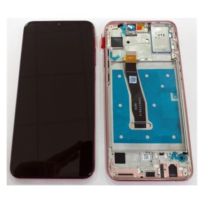 Huawei Honor 10 Lite pantalla lcd + tactil negro + marco rosa premium