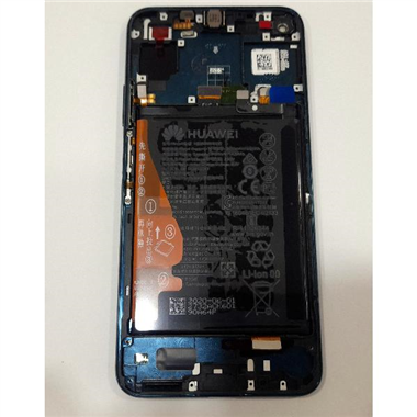 Pantalla lcd para Huawei Honor 20 mas táctil negro mas marco verde mas batería service pack premium