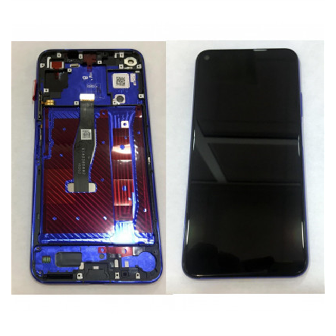 Huawei Honor 20 pantalla lcd + tactil negro + marco azul YAL-AL00 YAL-L21