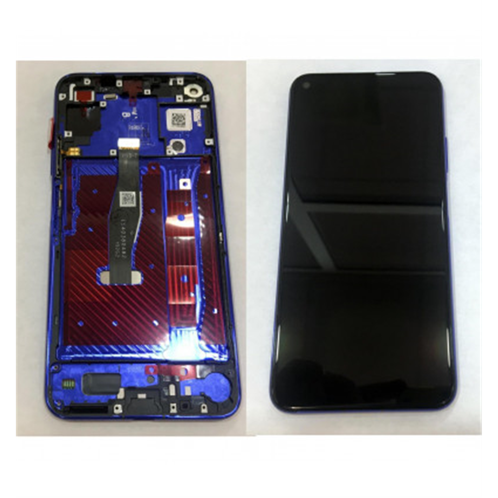 Huawei Honor 20 pantalla lcd + tactil negro + marco azul YAL-AL00 YAL-L21