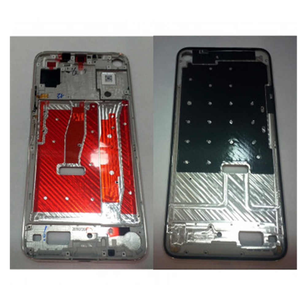Huawei Honor 20 YAL-AL00 YAL-L21 carcasa central o marco plata