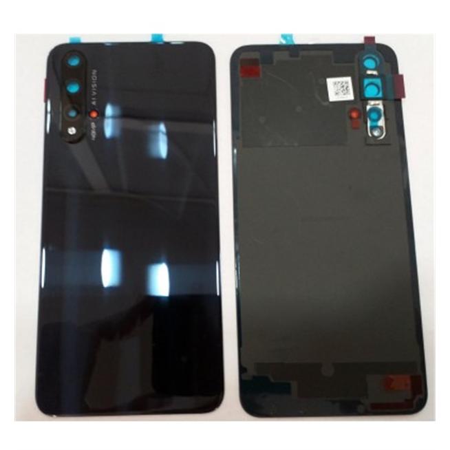 Huawei Honor 20 YAL-AL00 YAL-L21 tapa trasera o tapa bateria negra + cubierta camara