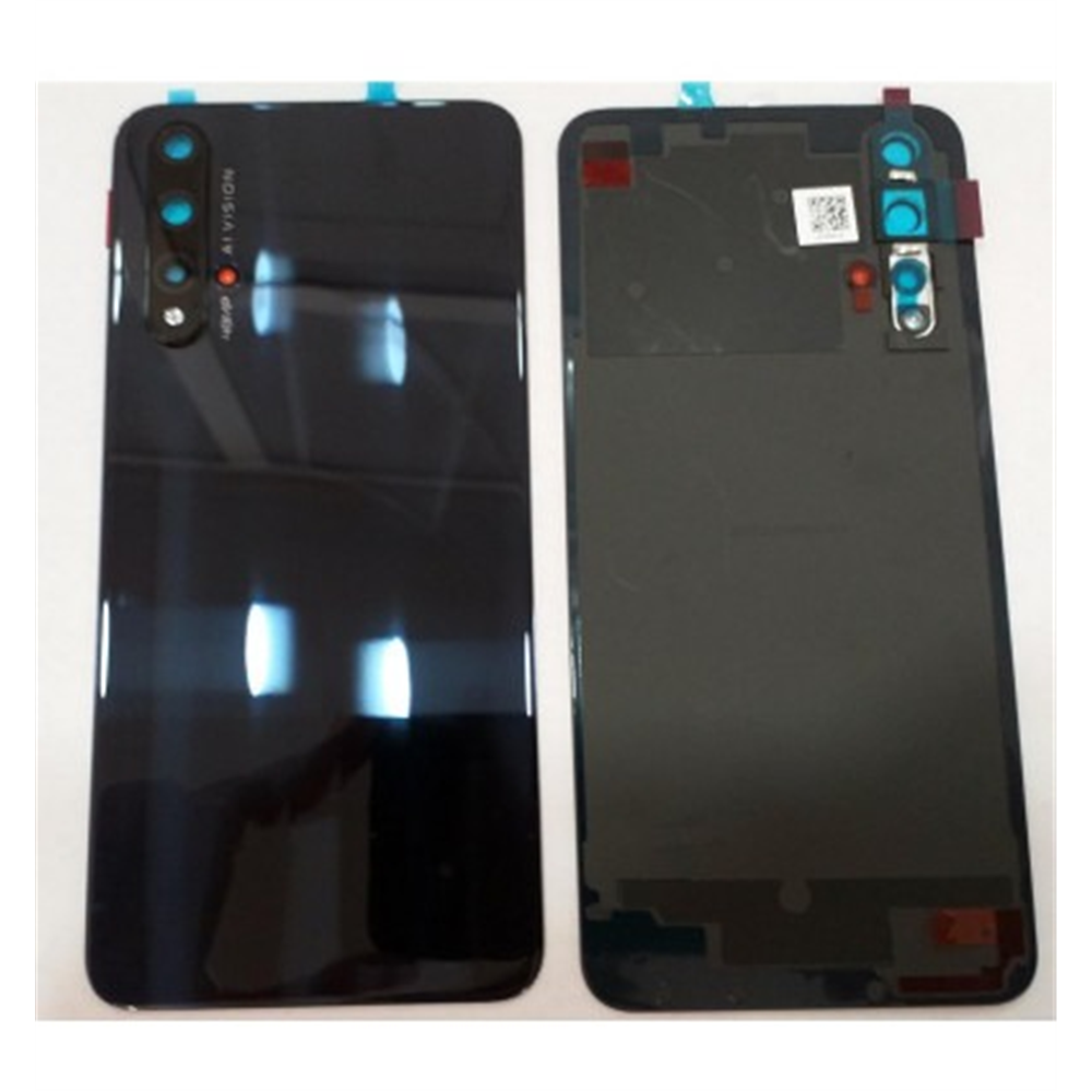 Huawei Honor 20 YAL-AL00 YAL-L21 tapa trasera o tapa bateria negra + cubierta camara