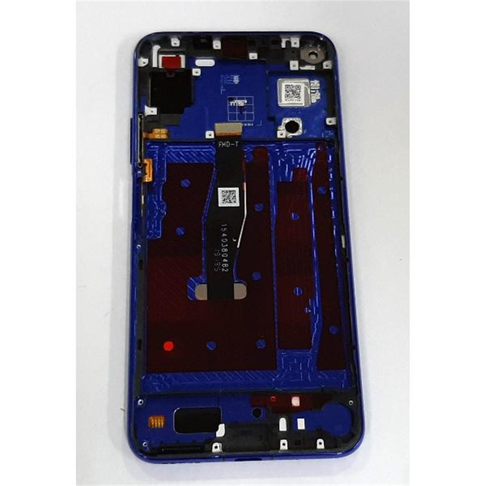 Pantalla lcd para Huawei Honor 20 YAL-AL00 YAL-L21 mas tactil negro mas marco azul calidad compatible