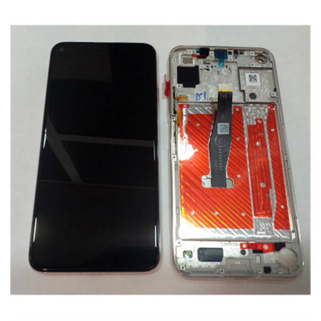 Huawei Honor 20 YAL-AL00 YAL-L21 pantalla lcd + tactil negro + marco plata