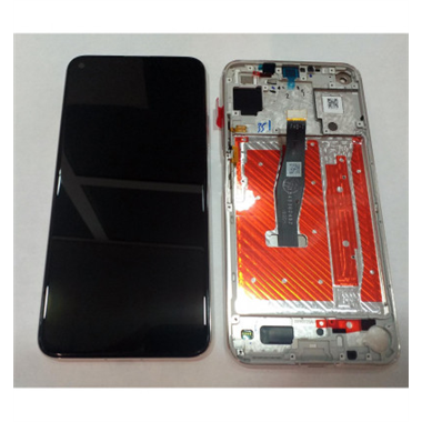 Huawei Honor 20 YAL-AL00 YAL-L21 pantalla lcd + tactil negro + marco plata